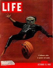 1960 Life  October 31 - Halloween Issue; Wolfhounds; Yankees fire Casey; Cuba picture