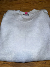 Vince Camuto Women's Light Blue Knit Crew Neck Stretch Sweater L picture