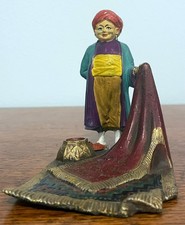 Vintage 1920s Allyn's Dyeing Cleaning Portland Advertising Metal Figure Magic picture