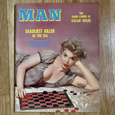 Modern MAN Magazine Sept 1954 Vol VI Oscar Wilde Auto Racing picture