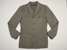 Banana Republic Men’s Gray Safari Style Field Jacket - Small picture