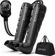 Sequential Leg Compression Massager for Circulation Full Air Boots 6 Relax Mode picture