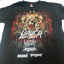Slayer adult M Black world Tour 2018 Graphic T-Shirt picture