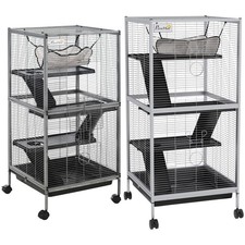 PawHut Small Animal Cage, Ferret Cage Large Chinchilla Cage picture
