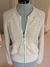 Women’s Marc By Marc Jacobs Knitted Jacket size L Oatmeal/beige color  picture