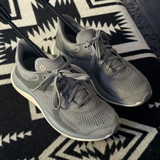 Lululemon Chargefeel Workout Low Grey Mesh Training Running Shoes Women's 7 picture