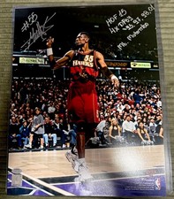 DIKEMBE MUTOMBO Autographed 11x14 Photo with 3 Inscriptions SCHWARTZ SPORTS COA picture