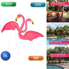 Galashield Pink Flamingos Yard Decorations Decor Ornaments Outdoor Lawn Garden picture