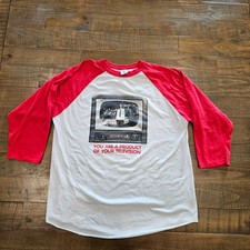 Extra Large XL Vintage 1999 SILVERCHAIR Raglan 3/4 Sleeve Concert Tour T-Shirt picture