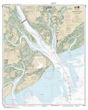 2023 Nautical Chart of Port Royal Sound and Inland Passages South Carolina picture