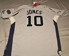 NWT Authentic Majestic Chipper Jones 2008 All Star Jersey Atl Braves L New York picture