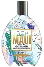 Tan Asz U MIDNIGHT MAUI Double Shot 400X Bronzer Tanning Lotion - 13.5 oz picture