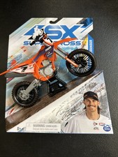 SX Supercorss Authentic Aaron Plessinger #7 True Metal Motorcycle w/ Stand [NEW] picture
