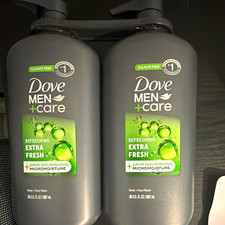 Dove Men+Care Extra Fresh Body & Face Wash, Sulfate-Free, 30 fl oz picture