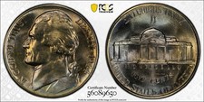 1944-D Jefferson Nickel PCGS MS67FS Toned Full Steps picture