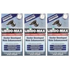 Libido-Max®, 75 Fast-Acting Liquid Soft-Gels (Pack of 3) picture