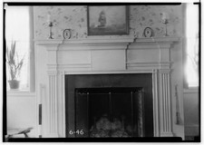 Photo:Mickleton NJ Otto Tonkin House Interior Mantel Detail 1936 HABS picture