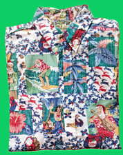REYN SPOONER - LIMITED ISSUE 2004 - MELE KALIKIMAKA - LARGE - NWT picture