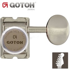 NEW Gotoh SD91-05M MGT Locking Tuners Set 6 in line STAGGERED w/ screws - NICKEL picture