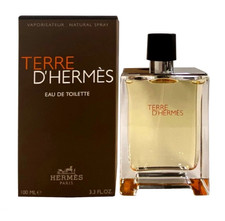 Terre D'Hermes by Hermes 3.3/3.4 oz Eau de Toilette Cologne for Men New In Box picture