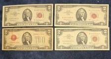 $2 United States Notes Red seal, 1928D, 1953A, 1963, 1963A, **COLLECTORS BUNDLE* picture