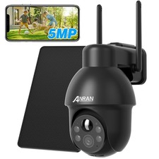 ANRAN Wireless 5MP Home Security Camera System Solar 360°PTZ Outdoor Home IP65 picture