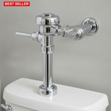 Manual Flushometer 1.6 GPF Polished Chrome Commercial Industrial Water Closets picture