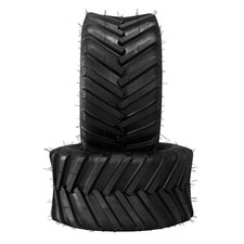 Two 18x8.50-8 18x8.50x8 18x8.5x8 Lawn Mower Tractor Turf Tires 6 Ply Rated picture