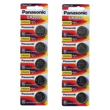 LOT 2-5-10 Panasonic LITHIUM BATTERY 3V CR2032 2032 BR2032 DL2032 Button Cell picture