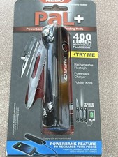 Nebo 6715 PaL Plus Flashlight and Folding Pocket Knife, 400 Lumen Power Charger picture