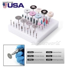35Pcs Dental Lab Polishing Kit For Ceramics Porcelain HP 2.35mm For Handpiece picture