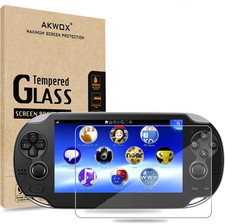 AKWOX Screen Protector Compatible with PS Vita 1000 (Pack of 2), Premium HD picture