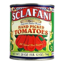 Sclafani Italian Hand Picked Tomatoes Super Premium 28 Oz 12 Pack Imported Italy picture