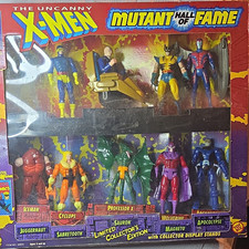 Toy Biz X-Men Mutant Hall of Fame Limited Edition Set w/ Display Stands picture