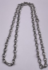 James Avery Retired 24” Medium Twist Charm Chain Necklace Sterling 925 AVERY BOX picture