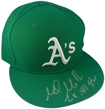 Mark Mulder autographed signed inscribed New Era Hat MLB Oakland Athletics PSA picture