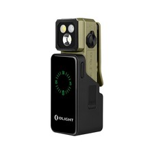 Olight Oclip 2 Ultra Premium Olive Green Clip Light, UV/Flood/Red/Spot, 580 Lum picture