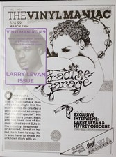 Vinylmaniac #9 LARRY LEVAN PARADISE GARAGE 1984 Facsimile Limited Edition 24.99 picture