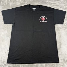 Collectible Gildan Mens West Hollywood Fire Department Graphic T-Shirt Black L picture