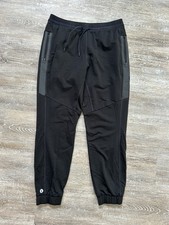 Smartwool Active Tech Fleece Joggers sw017248 Mens Large Performance Black Pants picture