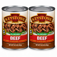 (2 PACK) Keystone All Natural Beef, 14.5 oz Can picture