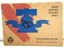 2026 P&D Uncirculated U.S. Mint 20 Coin Set Sealed Unopened Incl 1976-2026 Cent picture