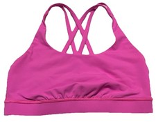 Lululemon Energy Bra Womens Size 6 Pink Luxtreme Gym Yoga Workout Sports Bra picture