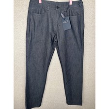 BYLT Premium Basics Tech Denim Everyday Pant 2.0 Mens 34x30 Indigo NWT Stretch picture