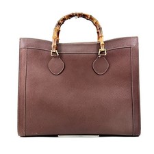 Gucci Leather Bamboo handle Tote bag Diana Large Business Authentic picture