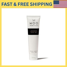 WOO More Play Coconut Love Oil 3.3oz Edible Lube Vanilla Cupcakes USA picture