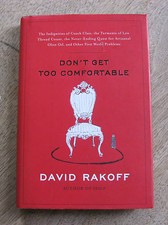 SIGNED -  DON'T GET TOO COMFORTABLE by David Rakoff -  1st  HCDJ 2005 - fine picture