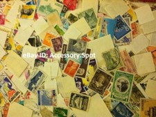 Used off Paper 1000 WW Stamps From huge HOARD BOX collection  picture