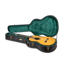 Crossrock Wooden Case-Fits 4/4 Classical Nylon String Guitars-Vintage Hardware picture