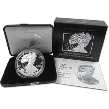 2025 W American Silver Eagle Proof $1 Coin Collectible OGP COA picture
